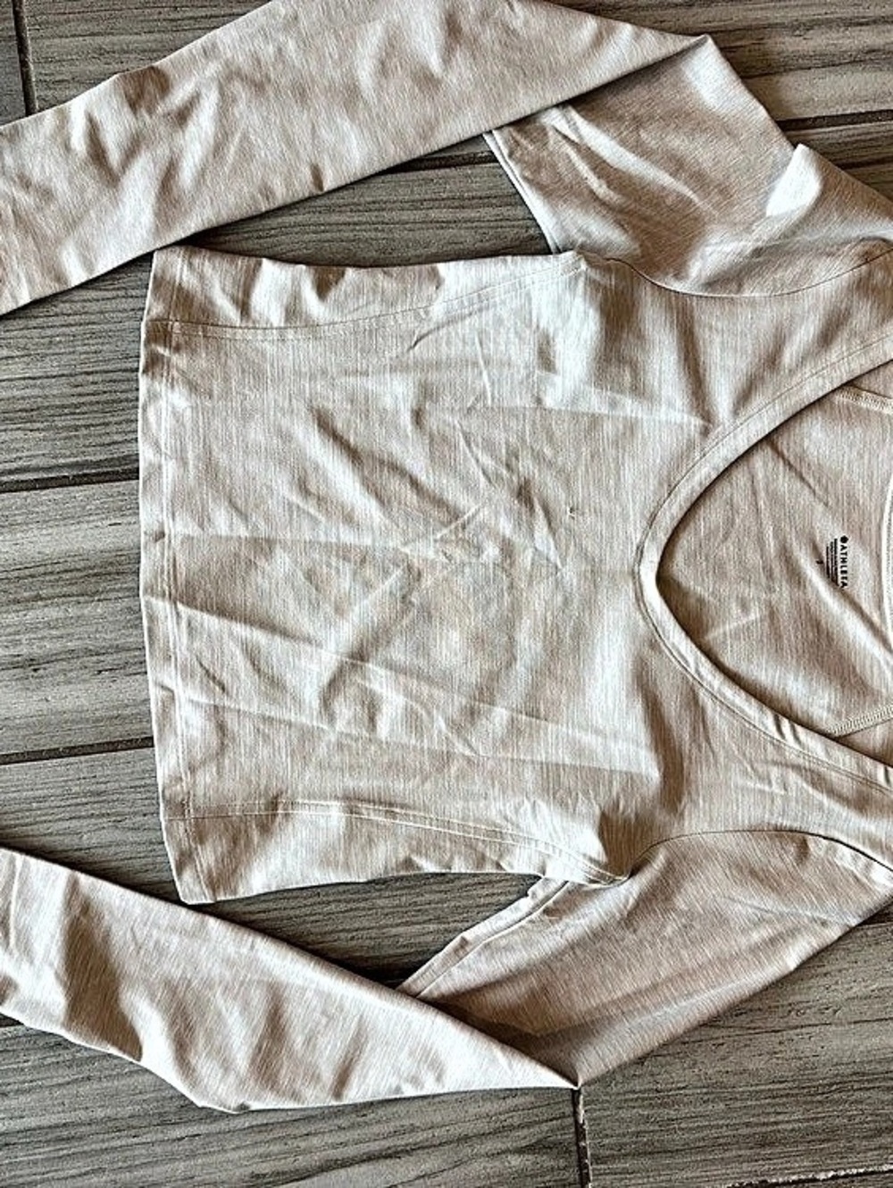 Athleta Long Sleeve Top in Oatmeal